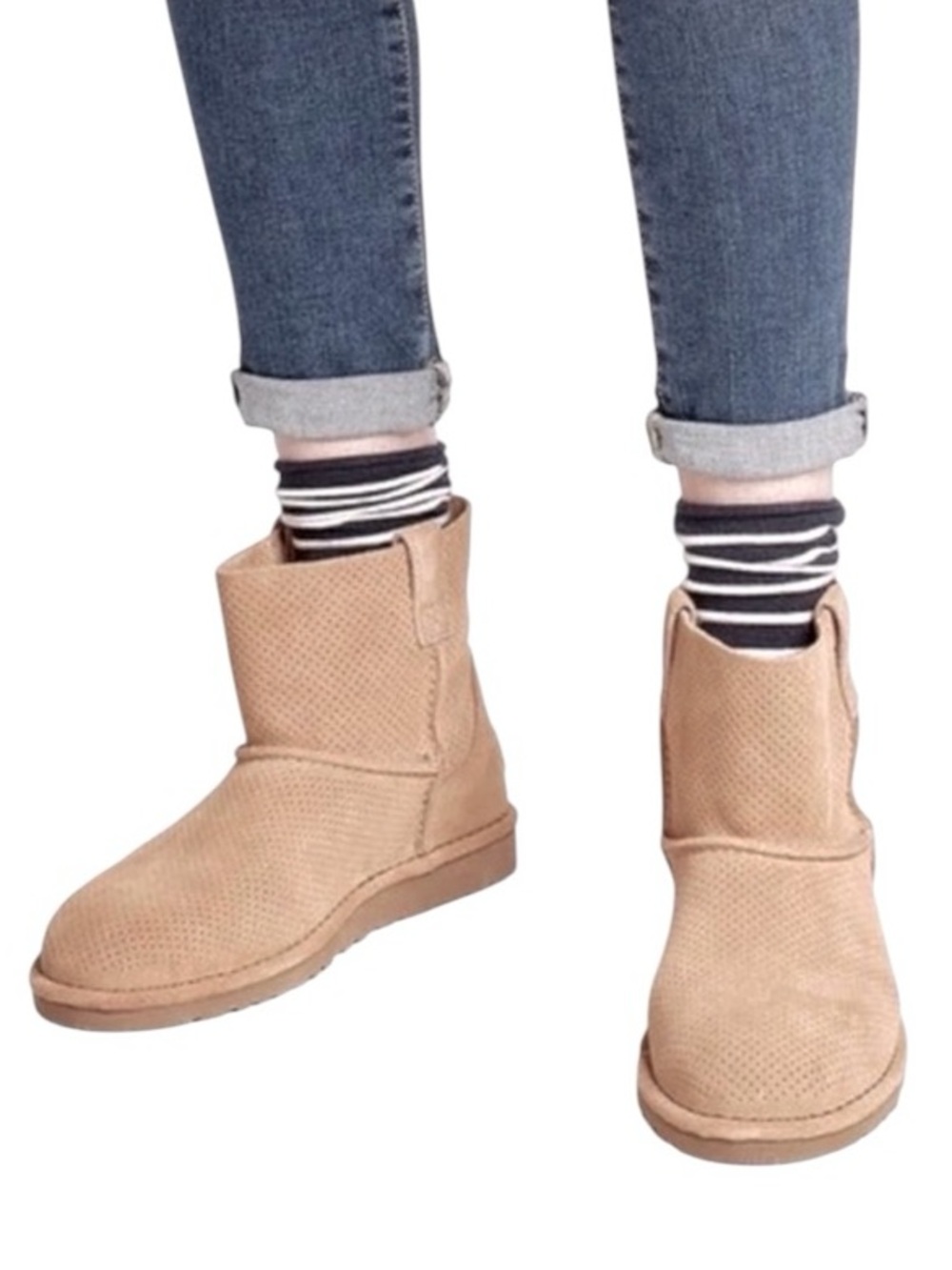 UGG Women's Classic Mini Perforated Boots